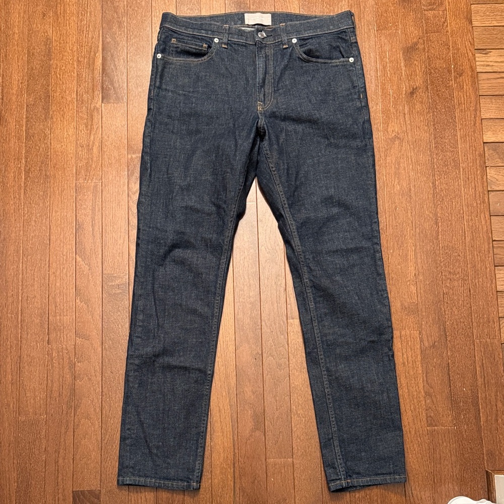 Everlane Dark Blue Slim Fit Jeans 34x32